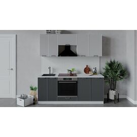 Кухонный гарнитур «Кимберли» длиной 200 см со шкафом НБ | Интернет магазин мебели и декора LifeDekor