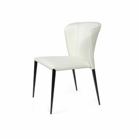 Стул Albert, кожа белый | Интернет магазин мебели и декора LifeDekor