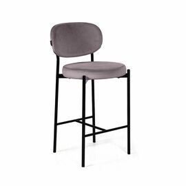 Стул полубарный Mason, бархат серый 27 | Интернет магазин мебели и декора LifeDekor