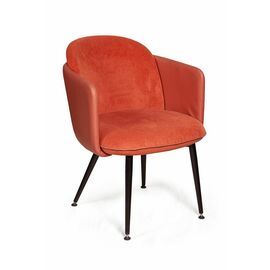 Стул с подлокотниками Phoenix (Феникс), ткань комбинированная с экокожей | Интернет магазин мебели и декора LifeDekor