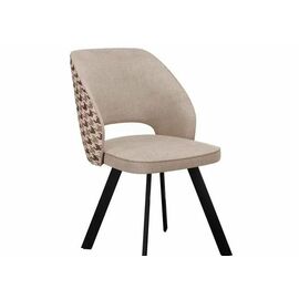 Стул DikLine 274 поворотный SB4/A2 бежевый, ножки черные | Интернет магазин мебели и декора LifeDekor