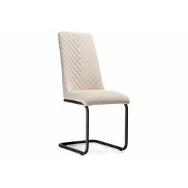 Стул на металлокаркасе Лулла бежевый / черный | Интернет магазин мебели и декора LifeDekor