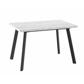 БОРГ-120(160)х80стол раздвижной, Серый сланец/Черный | Интернет магазин мебели и декора LifeDekor