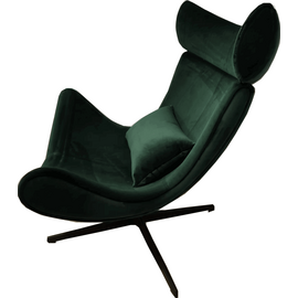 Кресло Imola с подушкой, зеленый бархат | Интернет магазин мебели и декора LifeDekor