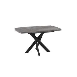 Стол Эдж, 130 Дымчатая керамика/Чёрный | Интернет магазин мебели и декора LifeDekor