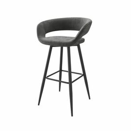 Стул полубарный Барни Р 700, Черный/Antracite Lux b28 | Интернет магазин мебели и декора LifeDekor