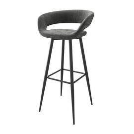 Стул барный Барни Р 900, Черный/Antracite Lux b28 | Интернет магазин мебели и декора LifeDekor
