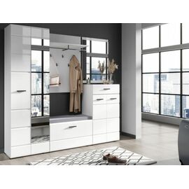 Прихожая «Йорк», Белый/белый глянец | Интернет магазин мебели и декора LifeDekor