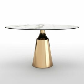 Стол овальный Lucas 160, керамика матовая, белая | Интернет магазин мебели и декора LifeDekor