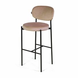 Стул барный Mason, бархат бежевый 5 | Интернет магазин мебели и декора LifeDekor