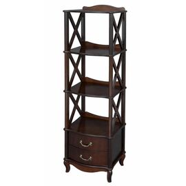 Этажерка "Джульетта"-3 (орех) Вис | Интернет магазин мебели и декора LifeDekor