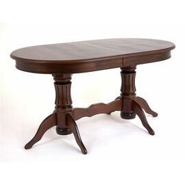 Стол овальный "Милорд-150" (90х150х200 / темный орех/патина темная) | Интернет магазин мебели и декора LifeDekor