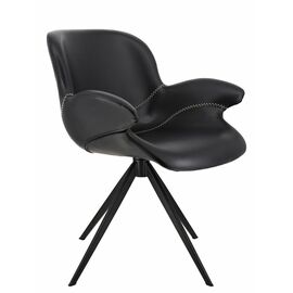 Обеденное кресло Everprof Aurora Экокожа Черный | Интернет магазин мебели и декора LifeDekor