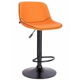 Барный стул Everprof Smile Black Экокожа Оранжевый | Интернет магазин мебели и декора LifeDekor