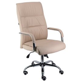 Кресло руководителя Everprof Bond TM Экокожа Бежевый | Интернет магазин мебели и декора LifeDekor