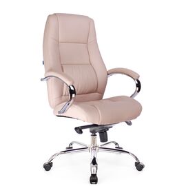 Кресло руководителя Everprof Kron M Кожаное Бежевый | Интернет магазин мебели и декора LifeDekor