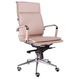 Кресло руководителя Everprof Nerey M Экокожа Бежевый | Интернет магазин мебели и декора LifeDekor