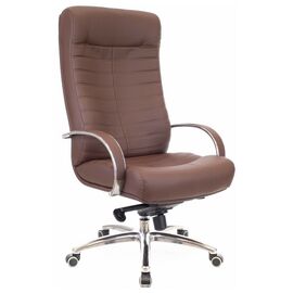 Кресло руководителя Everprof Orion AL M Кожаное Коричневый | Интернет магазин мебели и декора LifeDekor