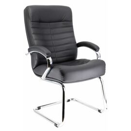 Кресло для посетителей Everprof Orion CF Экокожа Черный | Интернет магазин мебели и декора LifeDekor