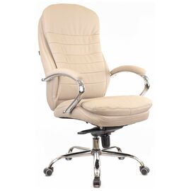 Кресло руководителя Everprof Valencia M Кожаное Бежевый | Интернет магазин мебели и декора LifeDekor