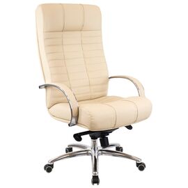 Кресло руководителя Everprof Atlant AL M Экокожа Бежевый | Интернет магазин мебели и декора LifeDekor