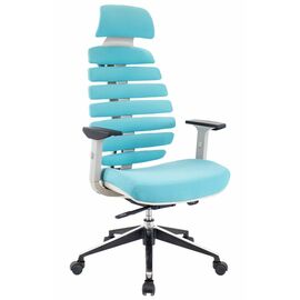Эргономичное кресло Everprof Ergo Grey Ткань Бирюзовый | Интернет магазин мебели и декора LifeDekor