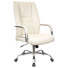 Кресло руководителя Everprof Kent TM Экокожа Кремовый | Интернет магазин мебели и декора LifeDekor