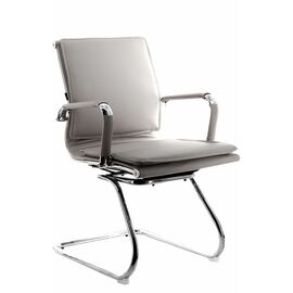 Кресло для посетителей Everprof Nerey CF Экокожа Серый | Интернет магазин мебели и декора LifeDekor