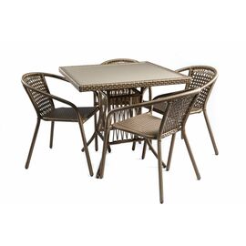 Комплект мебели из ротанга SHADO Виктория бронза капучино | Интернет магазин мебели и декора LifeDekor