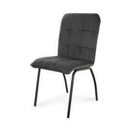 Стул для обеденной зоны SHADO София Велюр серый с черным | Интернет магазин мебели и декора LifeDekor