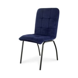Стул для обеденной зоны SHADO София Велюр синий с черным | Интернет магазин мебели и декора LifeDekor