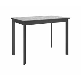 Стол DikLine LK90 Керамика Серый мрамор/подстолье черное/опоры черные | Интернет магазин мебели и декора LifeDekor