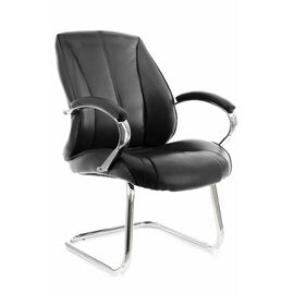 Кресло для посетителей Everprof Forum CF Экокожа Черный | Интернет магазин мебели и декора LifeDekor