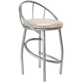 Табурет для кухни Shado Ракушка №5 хром 3028 | Интернет магазин мебели и декора LifeDekor