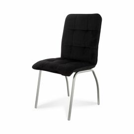 Стул для обеденной зоны SHADO София Велюр черный хром | Интернет магазин мебели и декора LifeDekor