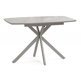 Стол стеклянный Тамаса 120(150)х70х76 латте / капучино | Интернет магазин мебели и декора LifeDekor