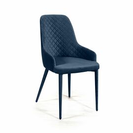 Стул Douglas ромб, бархат синий 29 | Интернет магазин мебели и декора LifeDekor