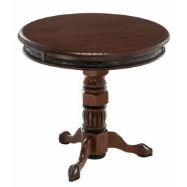 Кофейный стол "Милорд-d70" (Темный орех+патина) | Интернет магазин мебели и декора LifeDekor