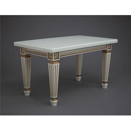 Журнальный стол "Верона"  (1013+патина золото) слоновая кость | Интернет магазин мебели и декора LifeDekor