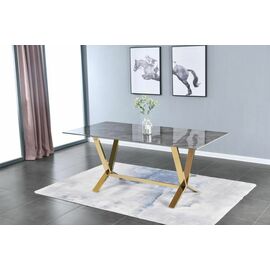 Стол обеденный Дориан DT-2853.1, 180х90х75 см, серый мрамор | Интернет магазин мебели и декора LifeDekor