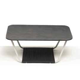 "Глория" журнальный стол 90х60см из HPL, цвет "серый гранит" | Интернет магазин мебели и декора LifeDekor