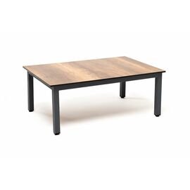 "Канны" журнальный столик из HPL 90х60, H40, каркас серый (RAL7024), цвет столешницы "дуб" | Интернет магазин мебели и декора LifeDekor