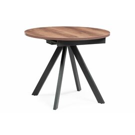 Стол деревянный Трейси 90(120)х90х75 дуб делано темный / черный | Интернет магазин мебели и декора LifeDekor