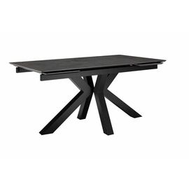 Стол DikLine SFE140 Керамика мрамор Бронза/подстолье черное/опоры черные (2 уп.) | Интернет магазин мебели и декора LifeDekor