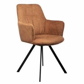 Стул Grant терракотовый шенил на поворотном механизме | Интернет магазин мебели и декора LifeDekor