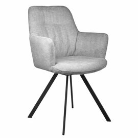 Стул Grant серый шенил на поворотном механизме | Интернет магазин мебели и декора LifeDekor