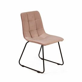Стул Duo, бархат бежевый 5 | Интернет магазин мебели и декора LifeDekor