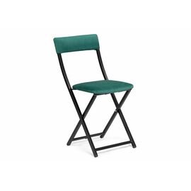 Стул на металлокаркасе Elevis зеленый / черный | Интернет магазин мебели и декора LifeDekor