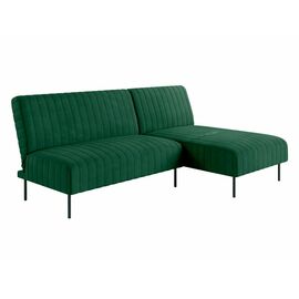 Baccara диван-кровать с шезлонгом, без подлокотников, бархат зеленый 19 | Интернет магазин мебели и декора LifeDekor