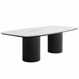 Стол Nolan 200, керамика матовая, белая | Интернет магазин мебели и декора LifeDekor